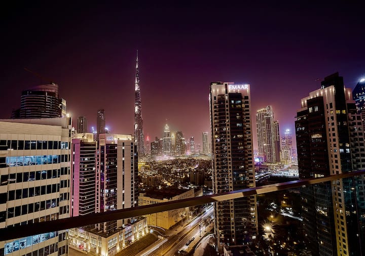 Lux Studio in Downtown, Amazing Burj Khalifa View