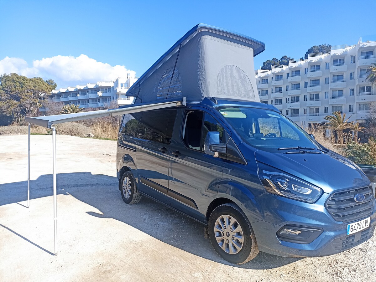 Top performing Airbnb: Ford Transit Custom by Tinkervan in Palma