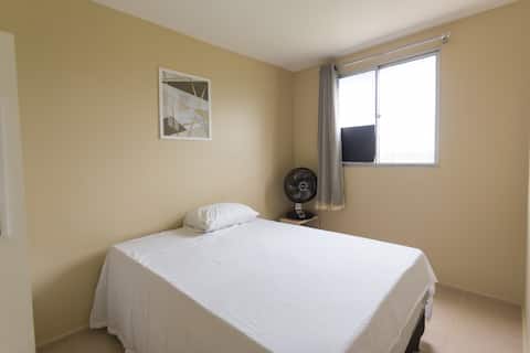 Apto mobiliado(2QT3camas)+WIFI, centro Valparaiso