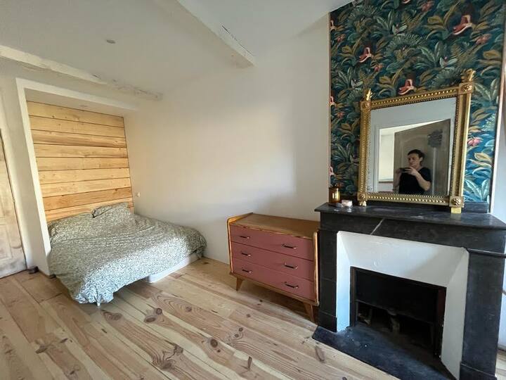 Slaapkamer 4 (140 bed) aangrenzende slaapkamer 5