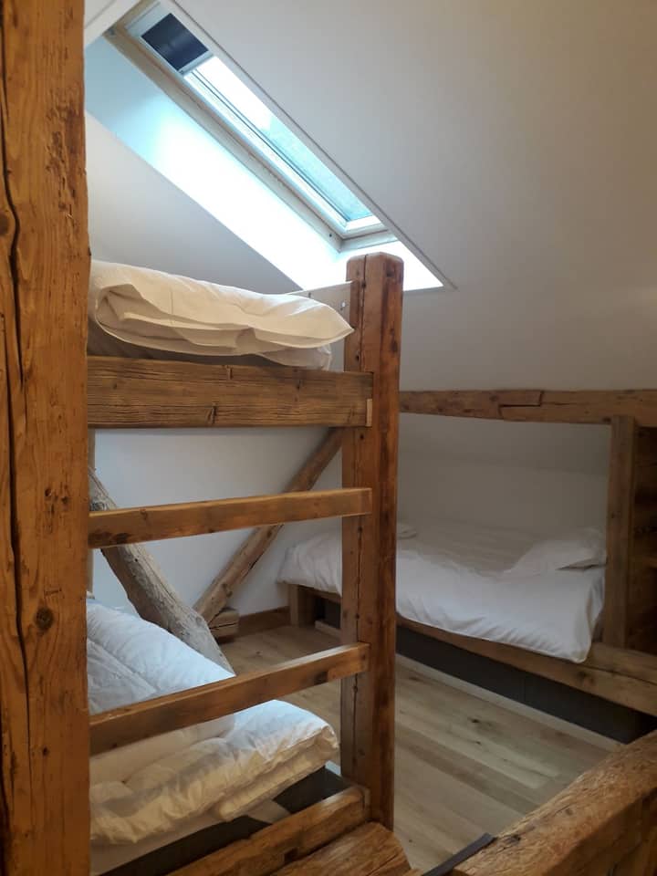 Slaapkamer boven voor 3/4 personen