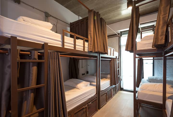 Superior family room bunk bed 1.3 km from center Bed and