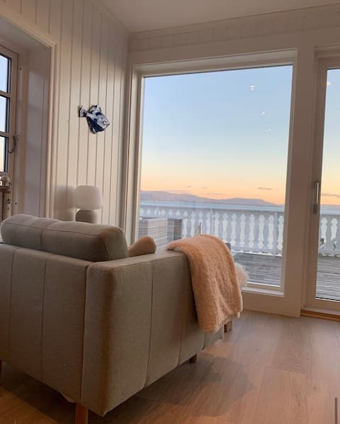 Cabin with great views.