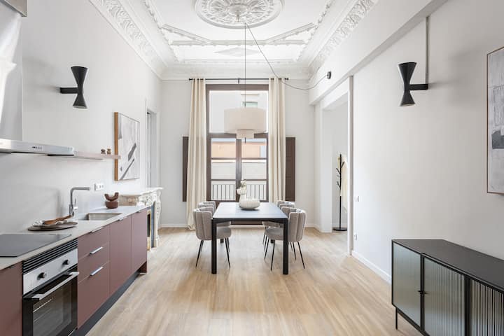 Premium 2 Br Design Flat Merce - Barcelona