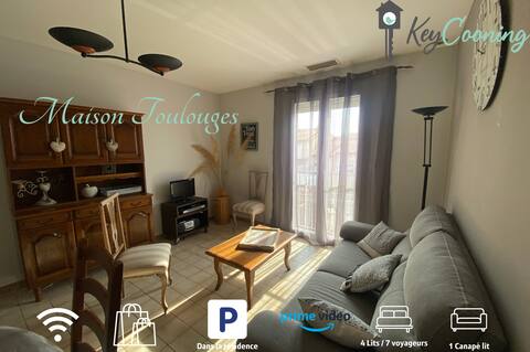 Air-conditioned Toulouges House – Close to Perpignan