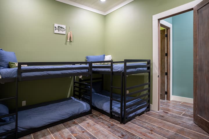 Bedroom #2 with two sets of Bunk Beds.