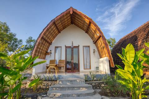 Bagia Bungalows Semi Wooden Room