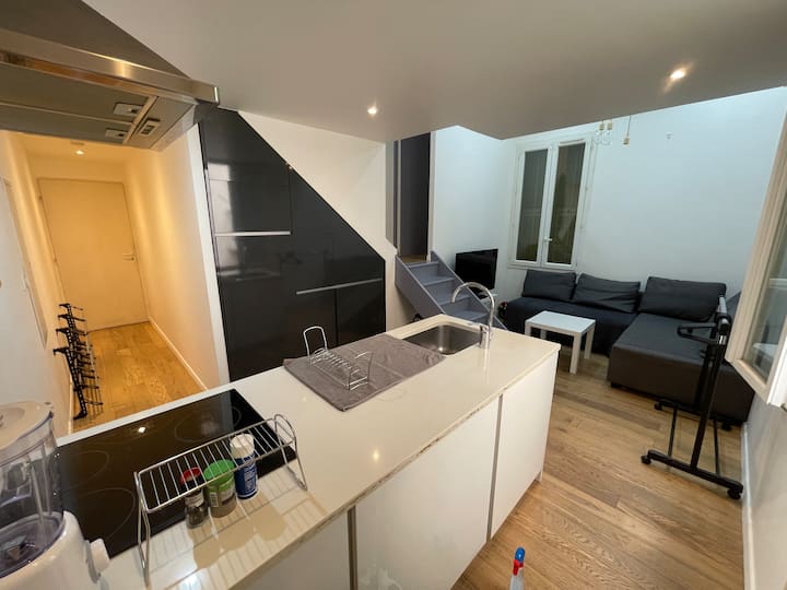 Duplex Riquier - A/c - Proche Gare - Nice