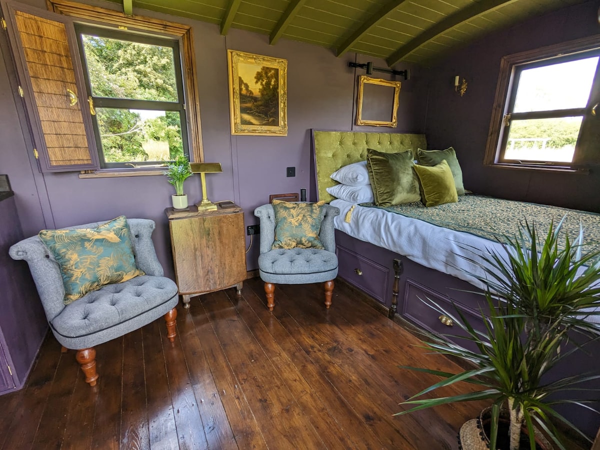 Successful Airbnb property: Buzzard View, Shepherd Hut with free parking in East Suffolk