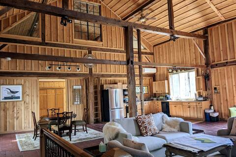 Restored Barn Near Elk Mountain on 44 Acres