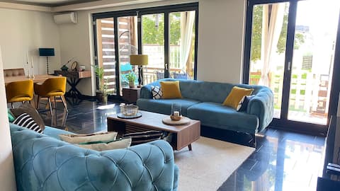 Beliebte Airbnb-Anzeige: Luxurious first floor apartment near the fair in Holsterhausen