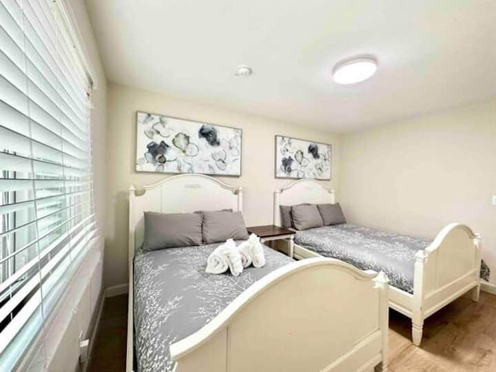 Dormitorio 1 con dos camas individuales 