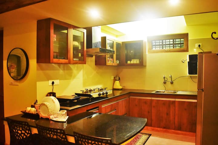 Wari- 3bhk Quiet & Cozy Stay Near Rock Beach - Puducherry