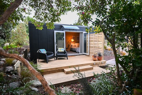 Cosy private cabin for unwinding after adventures