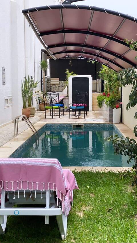 villa piscine hammamet