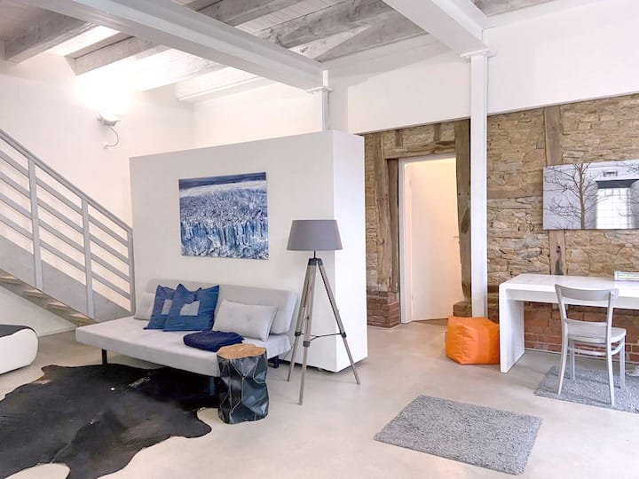 Atelier 90 / Loftstyle Wohnung In Ehem. Scheune - Lübbecke