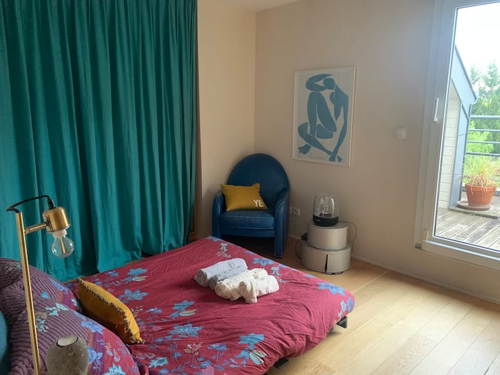 غرفة نوم 1 بحمام خاص