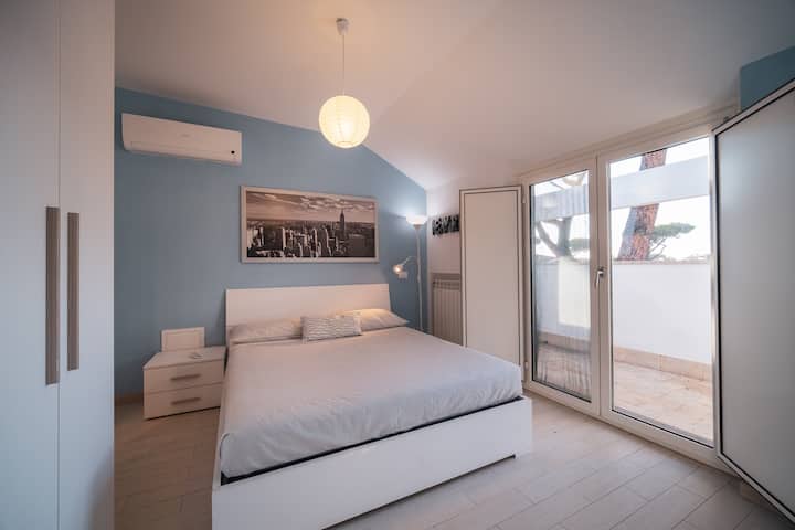 Dormitorio doble en el segundo piso