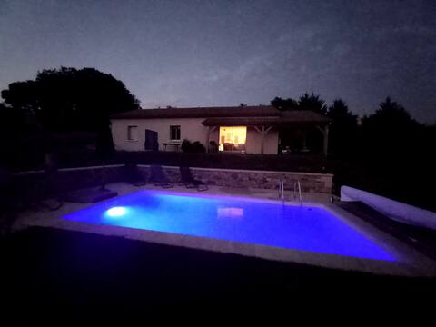 Sarlat, Recent house with swimming pool