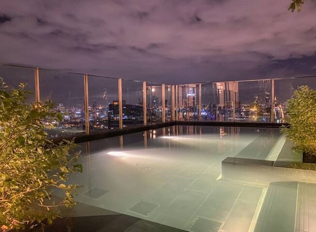 Pickup 1 Sky Garden Gym Double Pool Sauna Luxury Condo City Dual Track/BTSMRT + AsokNanaSoicowboy