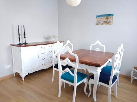 Cariño (A Coruña). Fanego Houses. Black Areas