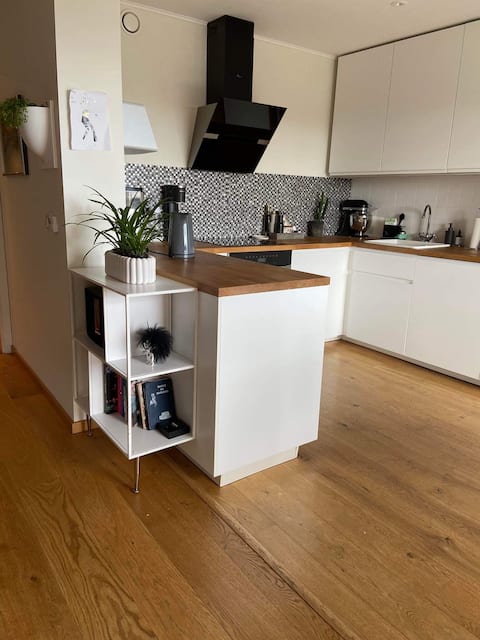 Bright apartment from 2018 in Hoyvík