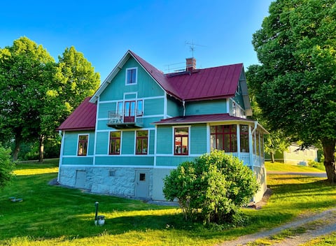 Swedish wooden country house