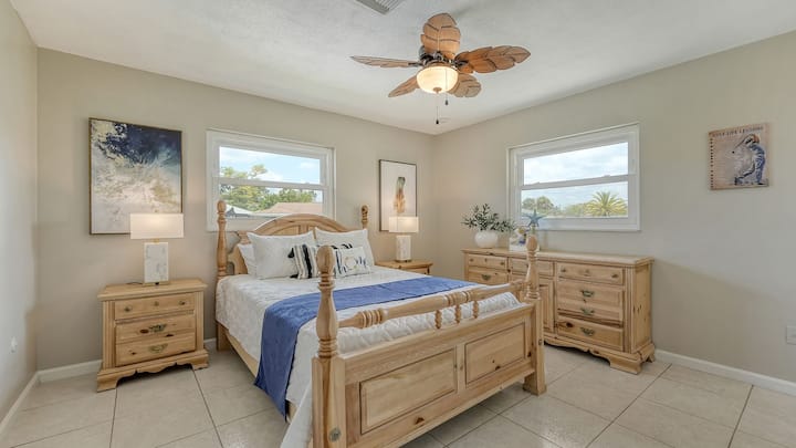 Hermoso dormitorio tamaño queen muebles de madera natural tamaño queen