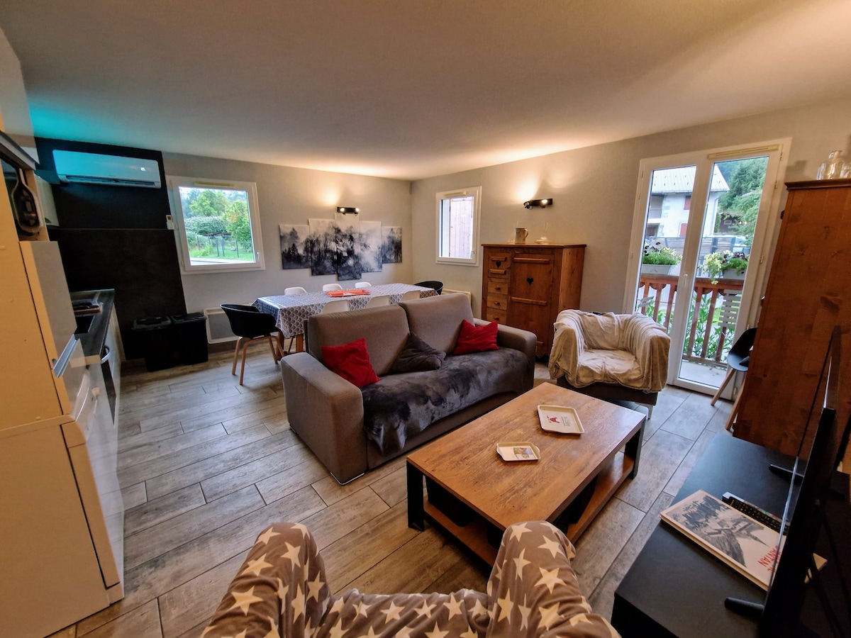Propriété Airbnb réussie: Apartment at the foot of the Montagne Lac Family ski lift à Morillon