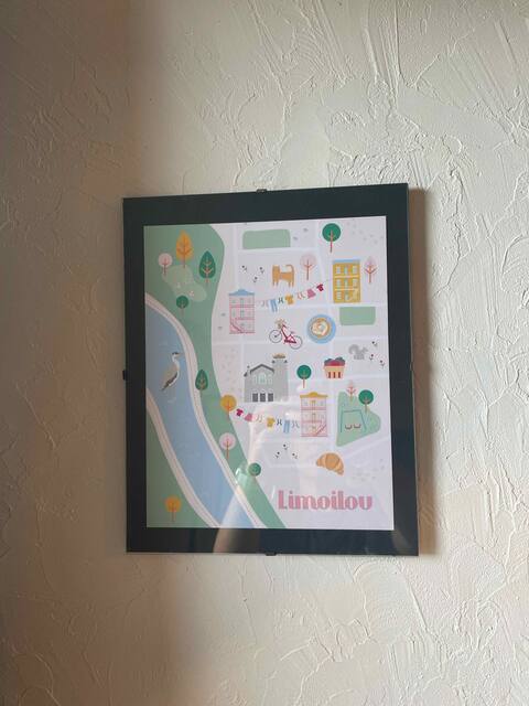 Bedroom with living room, breakfast included