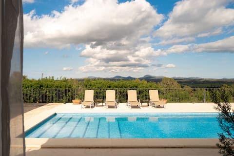 Popular Airbnb listing: Villa Bona Ona POOL 4 people (Son Canaves) in Balearic Islands