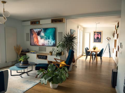 Airbnb performant: 2 bedroom apartment Terrace Paris Clichy (4pers) à Clichy