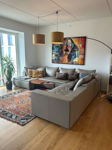 Hyggelig lejlighed på Frb 2000