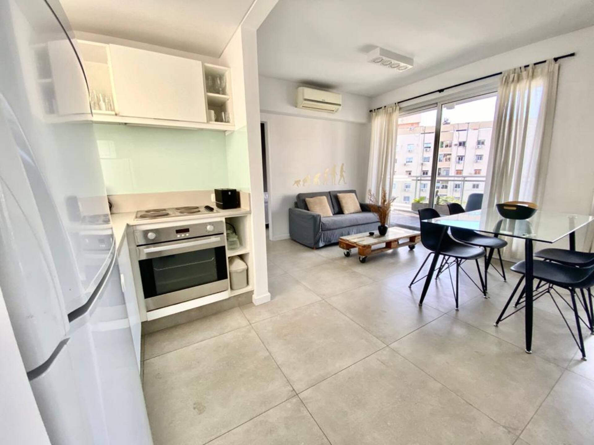 1-bedroom apartment with balcony in Belgrano