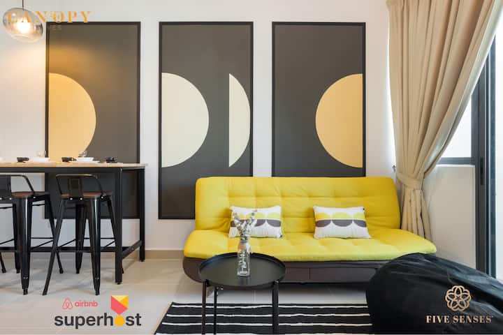 Tipo C - 1 dormitorio · Cerca del centro comercial Quill City l Piscina infinita l Lujo #C1BR