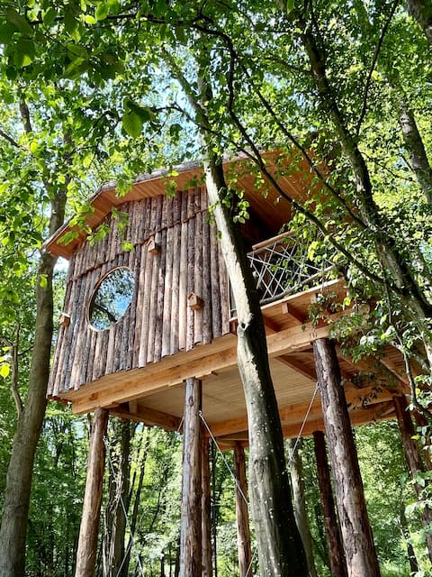 Cabane Perchée Spa Nid des Bois