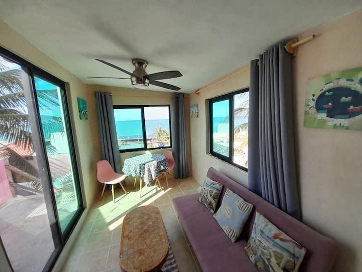 CASA ROSA, Top floor apartment Apartments for Rent in Chelem, Yucatán
