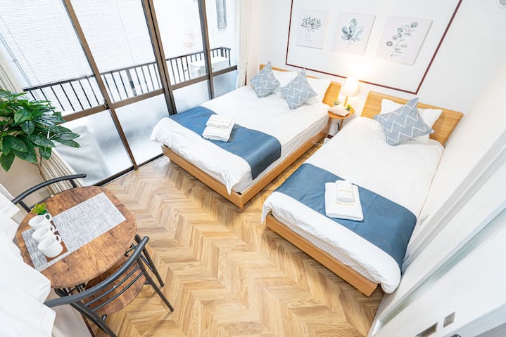 東中野駅、大久保駅徒歩圈内，閑靜な住宅街，新宿駅まで電車5分家族向け、ビジネス街近い、長期滯在可能