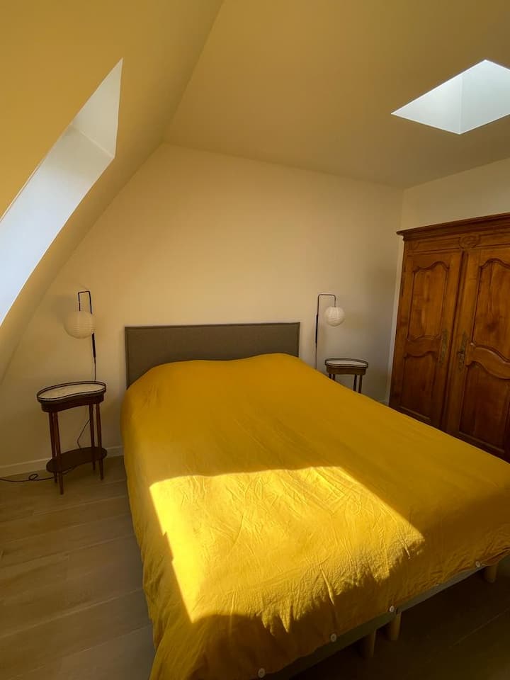 Chambre 2 (מיטת קינג סייז, 160 ס"מ)