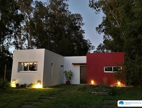 House with pool and 800-meter fenced park