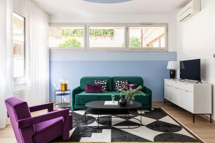 2br/2ba Florence Design Loft With Private Garden - Floransa