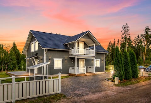 Luxury villa for relaxation, meetings, parties