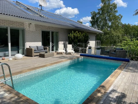 Villa in the Stockholm Archipelago, Pool and Sauna