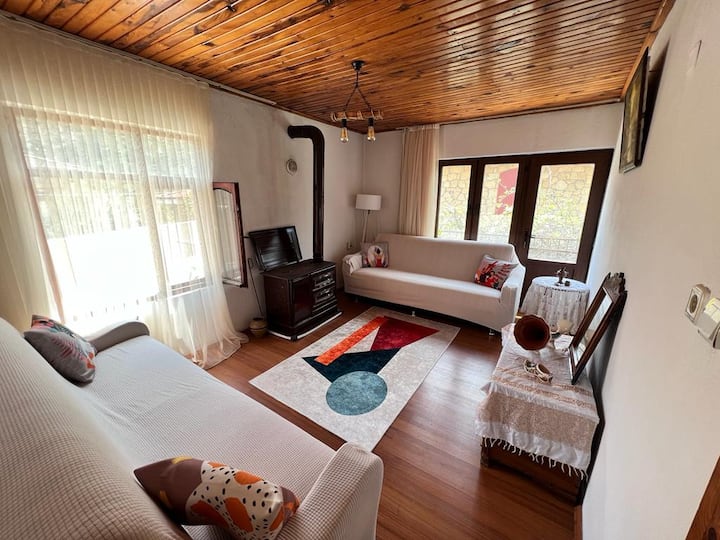 Vinifera: Kazdağları’nda Geniş Teraslı Taş Ev - Adatepe