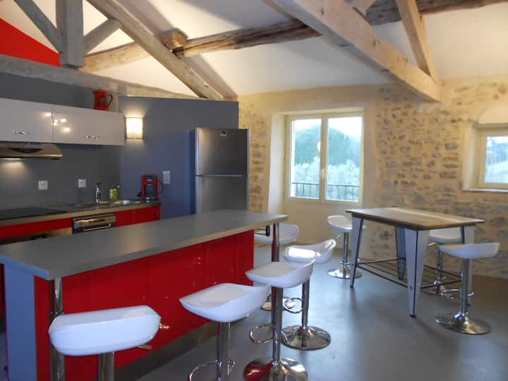 Sublime Logement Dans Un Mas Avec Piscine à Remous - Occitanie
