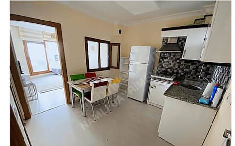 5 min to Tınaztepe campus 1+1 apartment with air conditioning