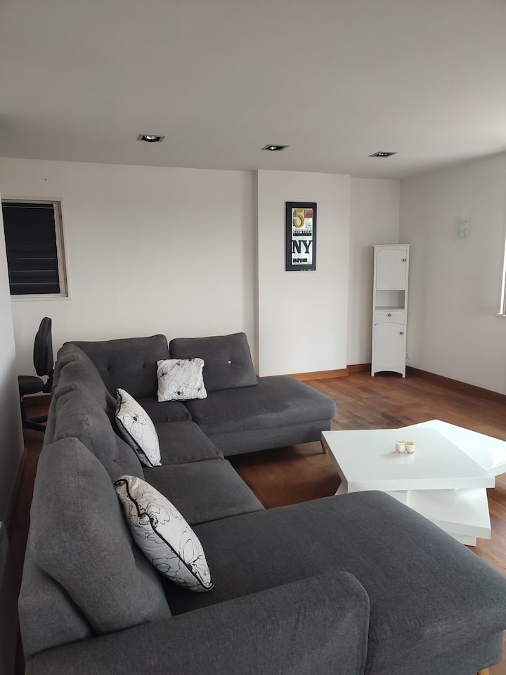 Large beachfront apartment