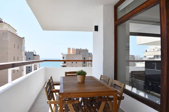 Mirador Apartamento Playamar, Terraza Frente A Mar - Torremolinos