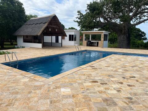 Private beach villa