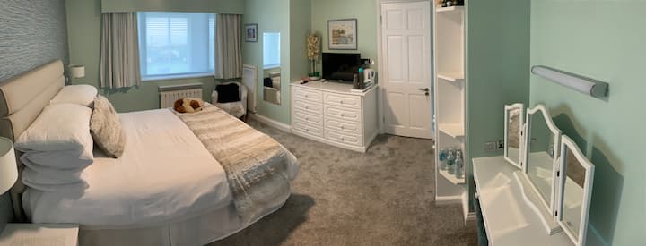 La habitación doble con TV inteligente